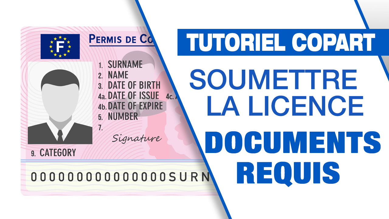 Soumettre la licence et les documents requis