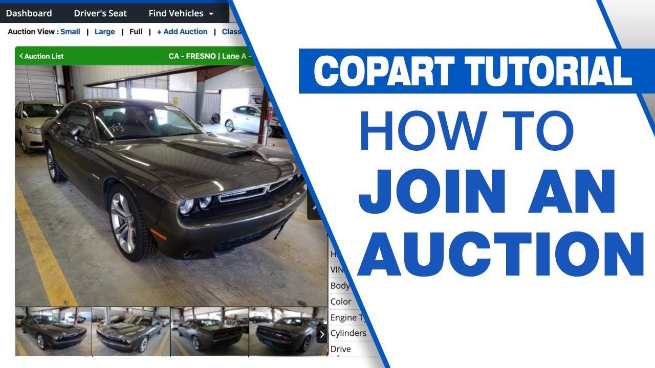 How to Join a Copart Auction video