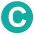 Seller Certified icon, teal C