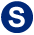 Engine Start Program icon, dark blue S