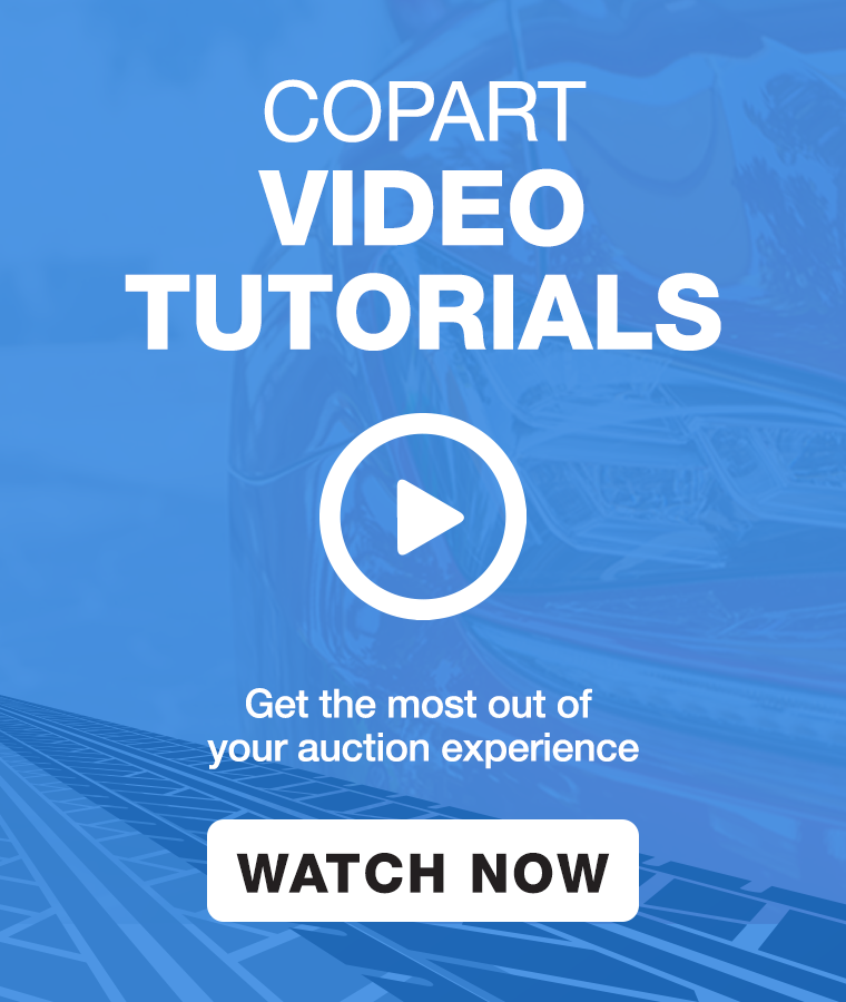 Avoid Scams. Learn to Buy Smarter with Copart. Learn more!