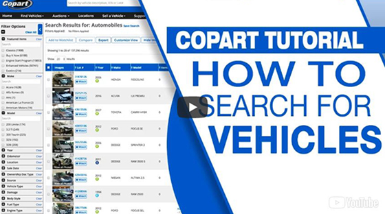 How to Search for Vehicles video